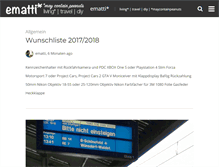 Tablet Screenshot of ematti.de
